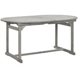  Vrtna jedilna miza (160-240)x100x75 cm trden akacijev les, (20665760) | Shoptok.si