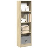 vidaXL Regal za knjige boja hrasta 40x24x143 cm od konstruiranog drva Cijene