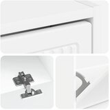  Ormar za cipele EDE 78 x 24 x 103 cm Konstruirano drvo Bijela - Bijela | shoptok.hr