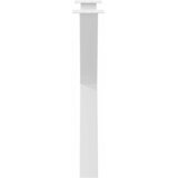  Noge za blagovaonski stol u obliku slova X, 3 kom, bijele, 70 x (72-73) cm, čelik | shoptok.hr