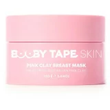 BOOBY TAPE roza glinena maska za prsi in dekolte - Pink Clay Brest Mask