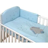 posteljina set 5 elem. Fluffy Sea (za krevetić 120x60 cm)