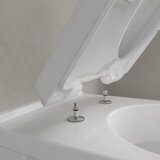 Villeroy Boch 5660H1R1 O.novo Combi-Pack CeramicPlus viseča WC školjka z WC desko s počasnim zapiranjem | Shoptok.si