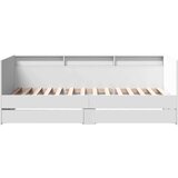  Dnevni krevet s ladicama bijeli 90 x 190 cm konstruirano drvo | shoptok.hr