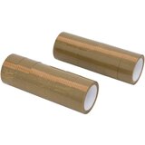 vidaXL Traka za pakiranje 12 kom smeđa 48 mm x 66 m | shoptok.hr