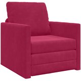 Krevet na razvlačenje Vinska crvena 74 x 77 x 81 cm Baršun | Eponuda.com