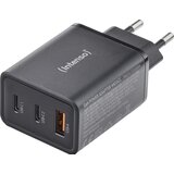 Intenso W65ACC GaN schwarz USB punjač 65 W 1x USB-A, 2x USB-C® crna unutrašnje područje GaN, USB power delivery (USB-PD) Cijene