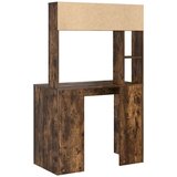 vidaXL Stol Dimljeni hrast 91 x 50 x 149 cm Konstruirano drvo | shoptok.hr