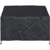 vidaXL Pokrivač za vrtnu klupu Crna 134 x 70 x 65 / 94 cm 210D tkanina | shoptok.hr