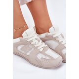Boto Women's Sports Shoes Made Of Eco Suede White-Beige Dorella | shoptok.hr