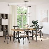 vidaXL Jedilna miza NOAIN 160x90x75 cm trdna borovina | Shoptok.si