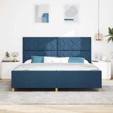  Krevetna konstrukcija s uzglavljem Plava 200 x 200 cm tkanina | Eponuda.com