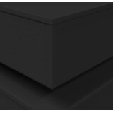  Stolić za kavu s LED svjetlima crni 90 x 50 x 40 cm | shoptok.hr