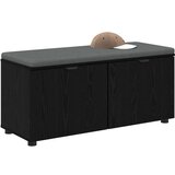  Haldna klop z blazino z vrati Črna Orehovina 100 x 38 x 46 cm, (5000155700) | Shoptok.si