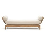 Kave Home Krem/u prirodnoj boji vrtna sofa od masivnog bagrema Catalina – Cijene