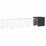 vidaXL Kavez za kokoši antracit 500x91x100 cm pocinčani čelik Cijene