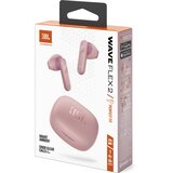 JBL brezžične ušesne slušalke wave flex 2, roza | Shoptok.si