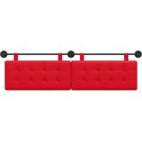 Držeće uzglavlje Zidne Lažna koža - Crvena 180 cm bez LED | shoptok.hr