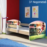  Dječji krevet ACMA s motivom, bočna sonoma 180x80 cm 37 Nogometaš | shoptok.hr