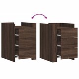  Noćni ormarić smeđa boja hrasta 45x50x65 cm konstruirano drvo | shoptok.hr