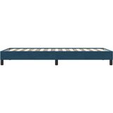  Okvir kreveta bez madraca tamnoplavi 80x210 cm baršun | shoptok.hr