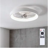 LED prigušiva stropni ventilator LED/34W/230V prečnik 50 cm bela + daljinski upravljač