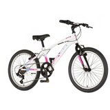 Venssini bicikl junior 20 arcadia 20" 11" v-brake 6 brzina 120-142cm (xxs) belo roze 1203125 Cene