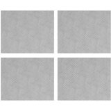  Stepenica Pravokutni 4 pcs Srebrno 50 x 40 cm Aluminij | shoptok.hr