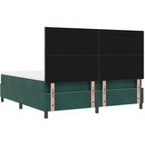  Krevet s opruga kutije Tamnozelena 200 x 180 cm Baršun | shoptok.hr