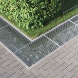  Rešetka Srebrna 100 x 60 x 2 cm Vruće pocinčani čelik | shoptok.hr