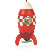 Janod Drvena magnetna raketa/ crvena | ePonuda.com