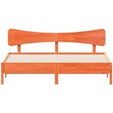 vidaXL Okvir kreveta bez madraca voštano smeđi 200x200 cm od borovine | shoptok.hr