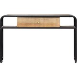 Maison Chic konzolna miza - miza ob steni 118x30x75 cm trden mangov les, (21786442) Cene