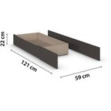 XORA Podposteljni Zaboj Endora, Barva Grafita | Shoptok.si
