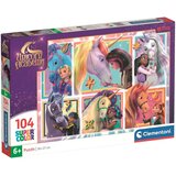 Clementoni Unicorn Academy skupaj z enorogi 104-delni Supercolor puzzle - | Shoptok.si