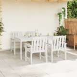 vidaXL vrtne jedilne stolice 4 kosi bele 65,5x55,5x88 cm HDPE | Shoptok.si