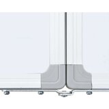  magnetna tabla zložljiva 200x60x1,7 cm aluminij, (21413952) | Shoptok.si