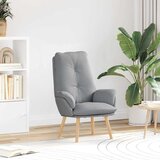  Fotelja Svijetlo siva 69 x 74 x 93 cm Tkanina i šperploča | shoptok.hr