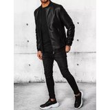 DStreet Men's Black Leather Jacket | shoptok.hr