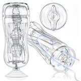 SuperLove 3D Realistic Texture Masturbator with Suction Cup Crystal Clear Cijene