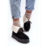 Boto Platform Snow Boots With Fur Black Olimuka | Shoptok.si