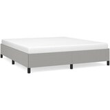  Okvir za krevet bez madraca svjetlosivi 160 x 200 cm od tkanine | shoptok.hr