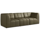 Makamii Kaki zelena sofa od imitacije kože 255 cm Aloha – | shoptok.hr