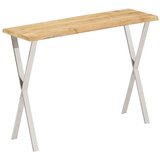  Konzolni stol sa živim rubom 105x33x76 cm masivno drvo manga | shoptok.hr