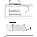 Uvi RACING SIM Racing Seat Rails komplet | Shoptok.si