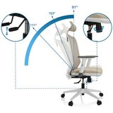MID.YOU Pisarniški Stol Profondo Pro W, Bež | Shoptok.si