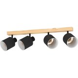 Eglo Batallas Spot rasveta, E27, 4x10W, IP20, Braon-crna Cene