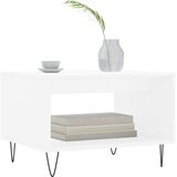  Stolić za kavu bijeli 60 x 50 x 40 cm od konstruiranog drva | Eponuda.ba