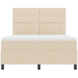 Box Postelja z vzmetnico in LED krem 140x190 cm Tkanina, (22067111) | Shoptok.si