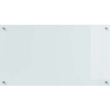 vidaXL Zaščita za kuhinjo Bela 90 x 50 x 0.8 cm kaljeno steklo | Shoptok.si